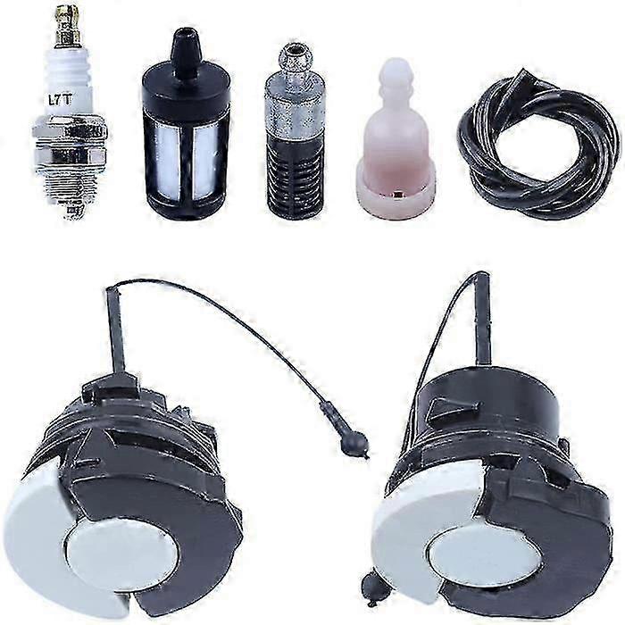 Fuel Oil Cap with Spark Plug Compatible With Stihl MS171 MS181 MS192 MS192T MS200 MS210 MS230 MS240 MS250 MS250C MS260 MS340 -cdsx SZRH A-S