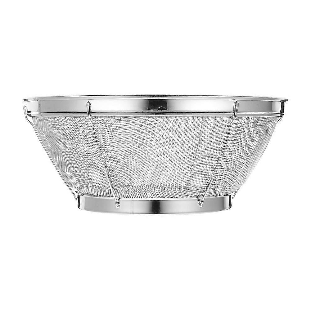 Stainless Steel Fine Mesh Colander Basket for Washing Rice, Vegetables, and Fruits – Effortless Draining Tool for Kitchen Food Preparation