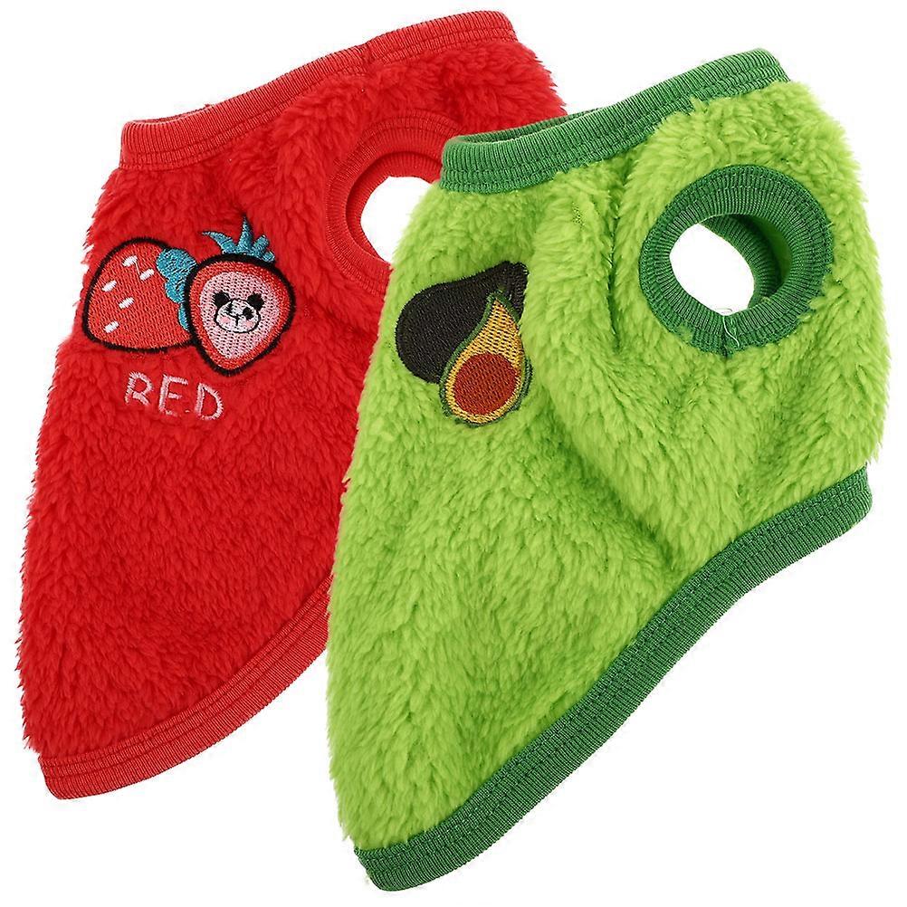 Sweater For Ferrets Decorative Rabbit Vests Protective Breathable 2Pcs