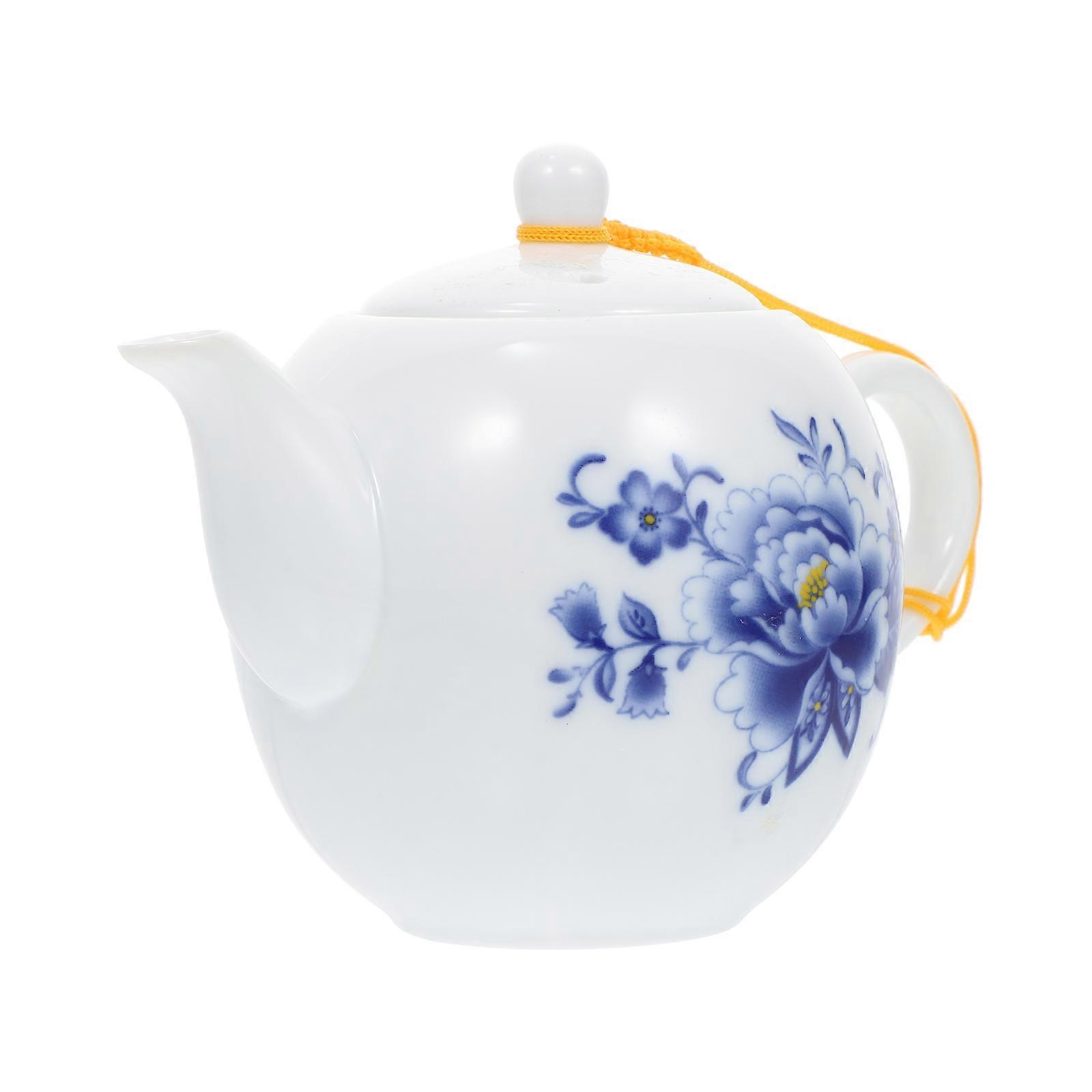 Chinese Tea Kettle Ceramic Teaware Private Gatherings Round Shape 1Pcs