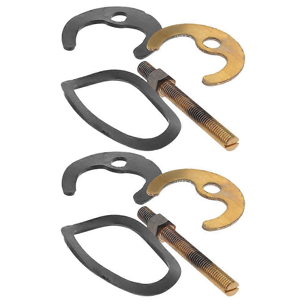 Extended Copper Horseshoe Faucet Fixing Kit with Circlip Washer – Durable Fastening Tool for Single Kitchen Tap Installation, Compatible with Various