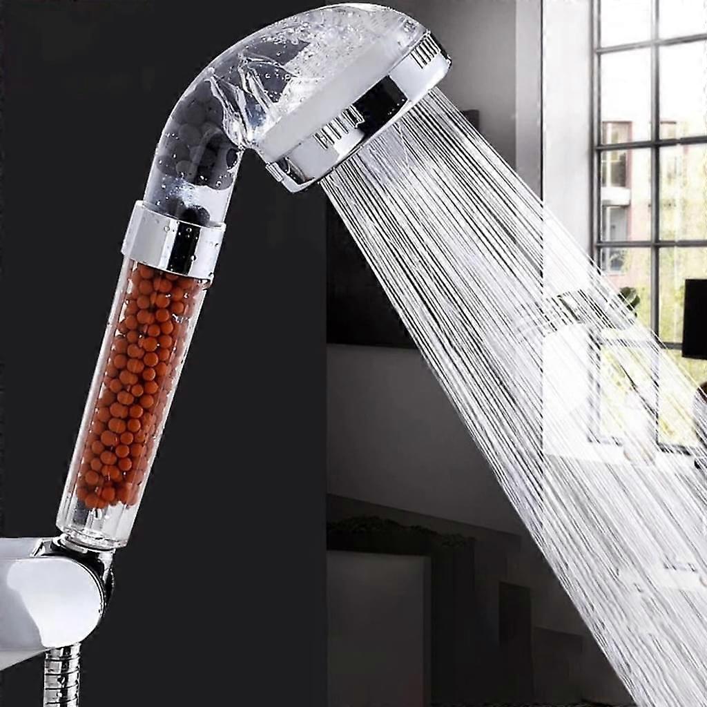3-Function Filter Shower Head: Chrome, High-Pressure – Removes Chlorine, Softens Hard Water