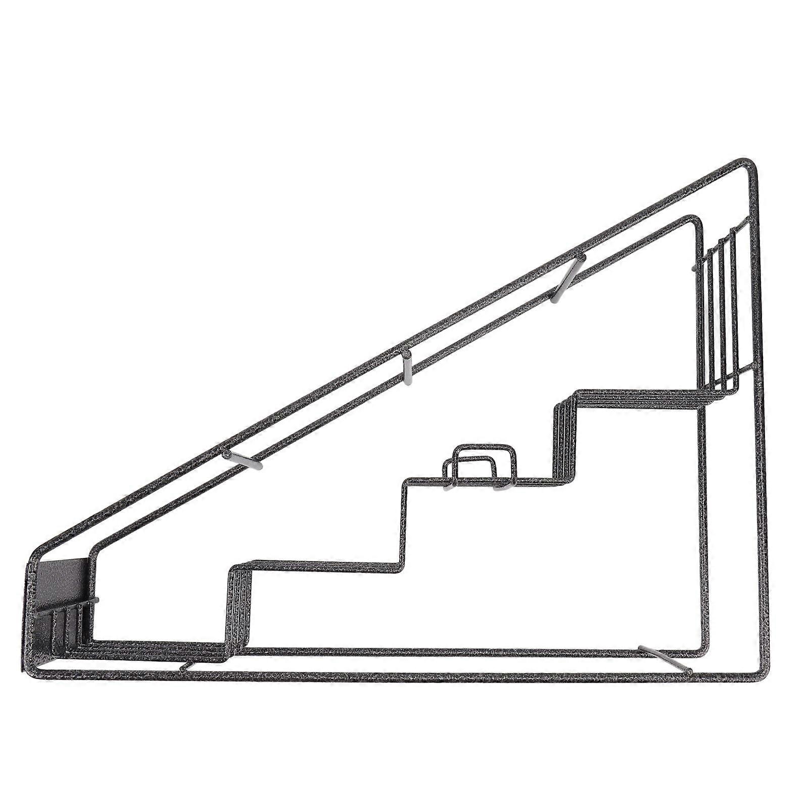 حامل زجاجة سلكية 4 مقصورات حامل زجاجة شراب الفولاذ المقاوم للصدأ رف رف قهوة توابل مستقر للمطبخ 