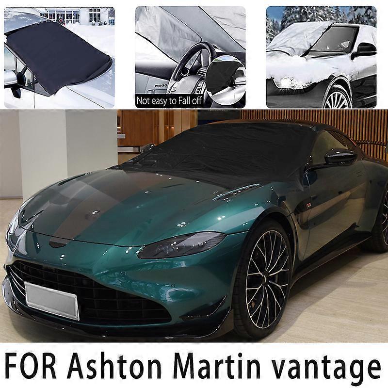 חל על כיסוי שלג לרכבכיסוי קדמי עבור AshtonMartinvanvantage הגנה מפני שלג, בידוד חום, הצללה והגנה מפני רוח אביזרי רכב