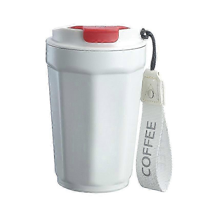 ספל קפה מבודד איכותי - כוס קפה מתומנת מפלדת אל-חלד 304 למשקאות חמים וקרים