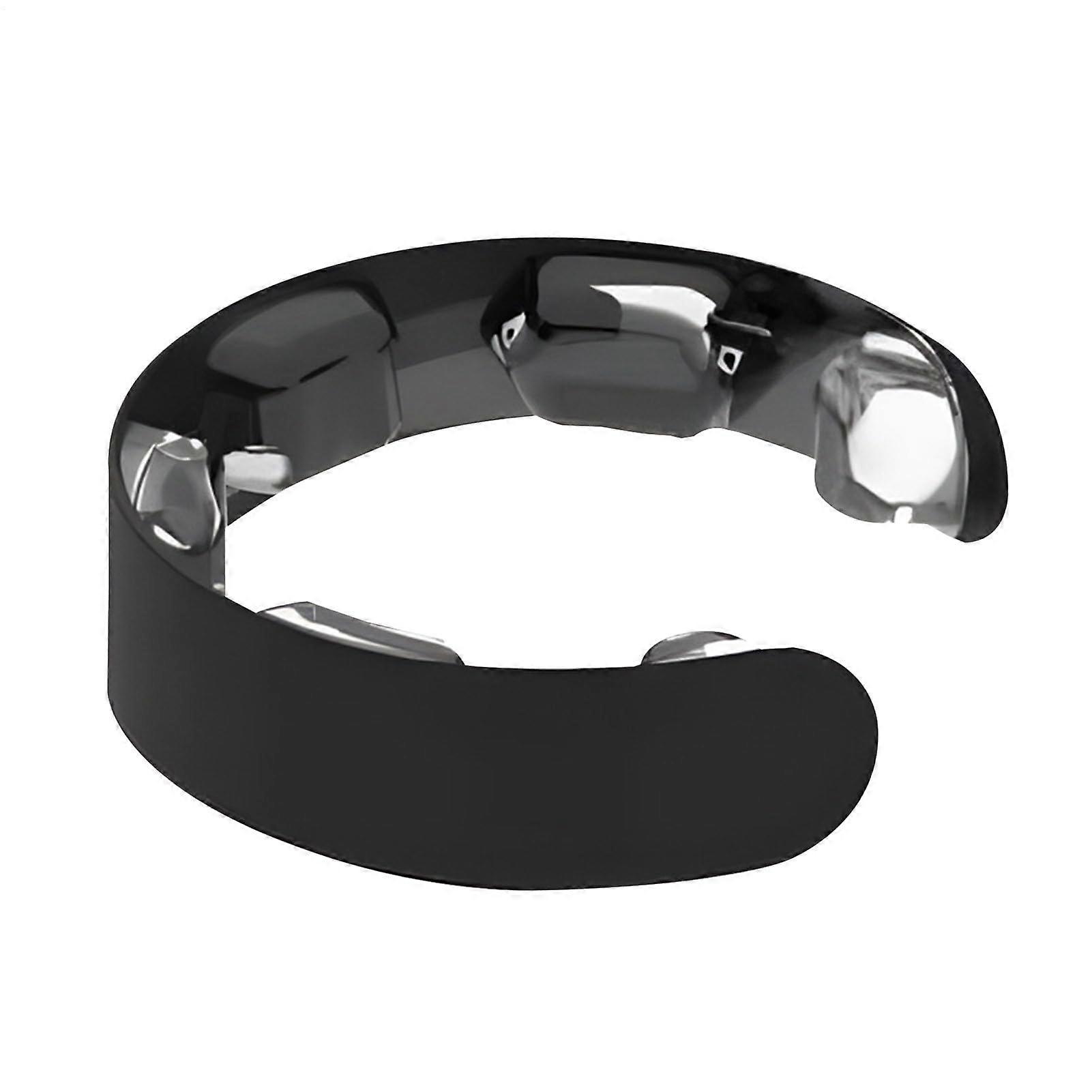 Reusable Ice Neck Ring Portable Cooling Case for Summer Relief Comfortable Neck Warmer Black