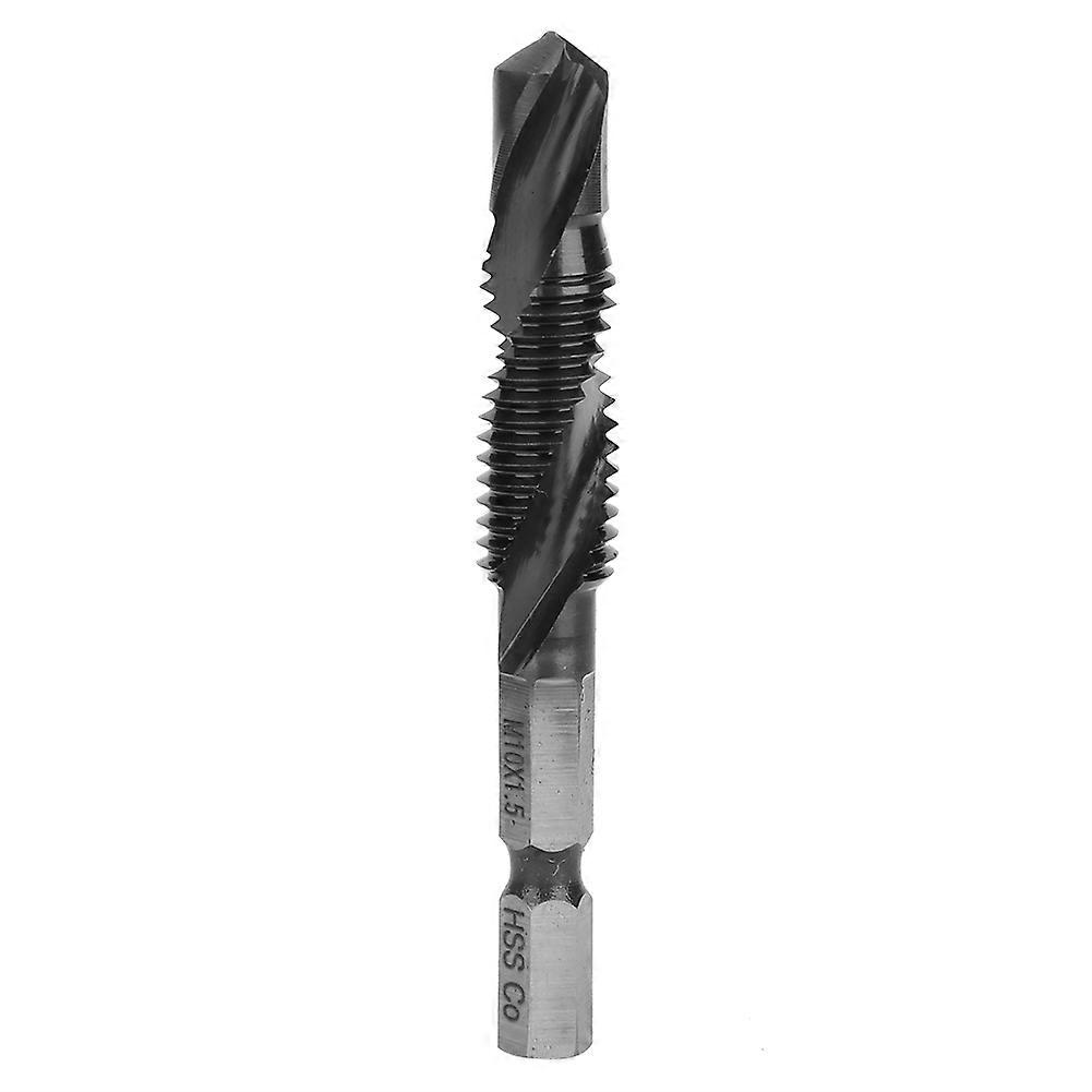 Multifunctional Compound Tap Screwdriver Drilling and Tapping Integrated Dril Bit SetM10 X 1.5 (TIAIN)