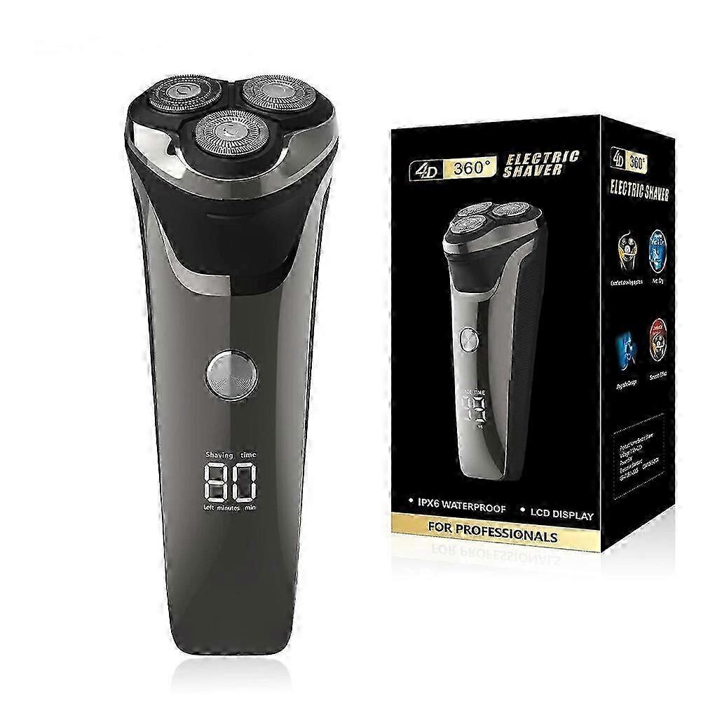 Snapbuy Electric Razor for Men,Snapbuy Razor 4D Rotary Shaver with LCD Display