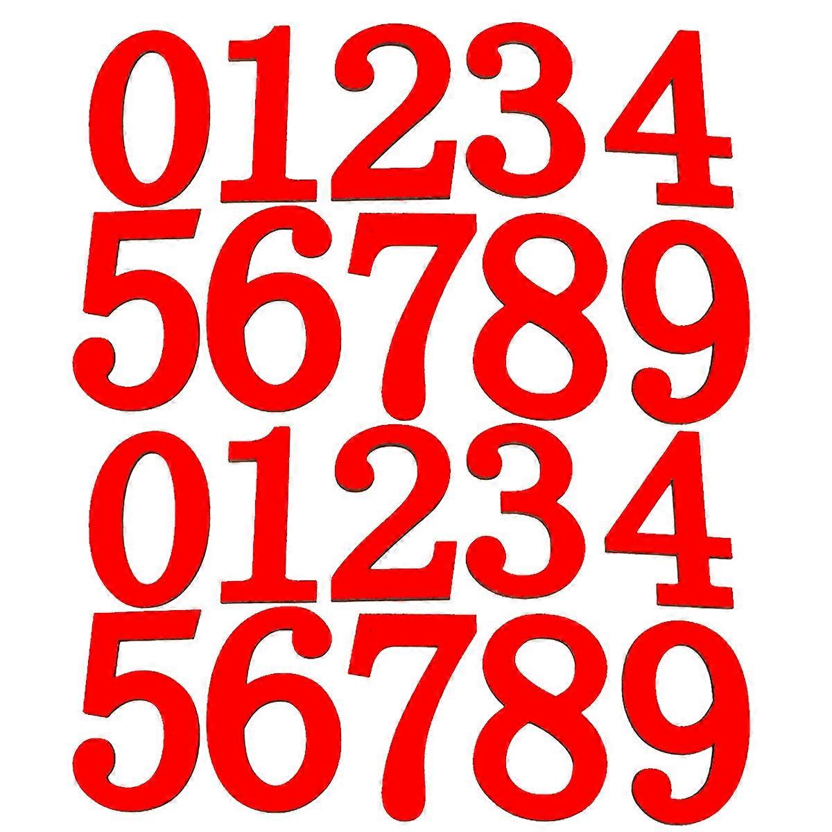Digital Patch DIY Wooden Numbers for Children Learning 2Sets