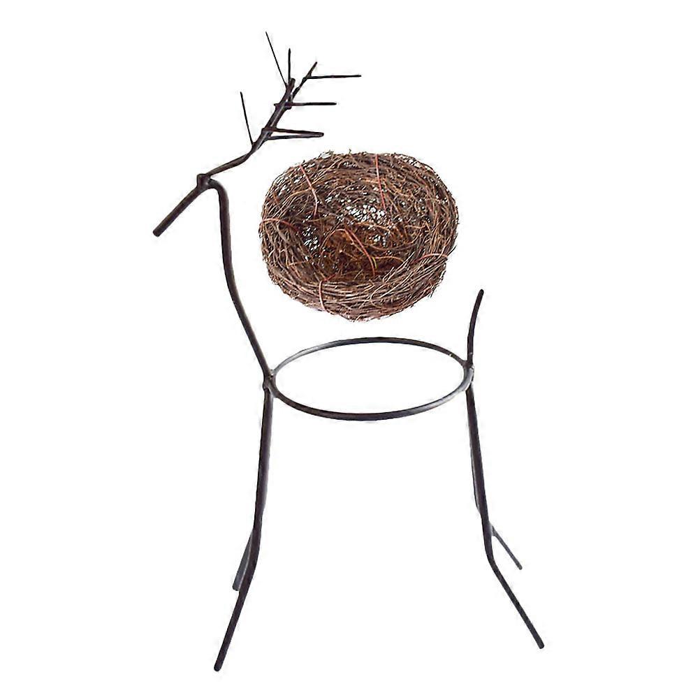 Creative Air Plant Display Stand Metal Holder for Decoration Assorted Color 2 Pieces
