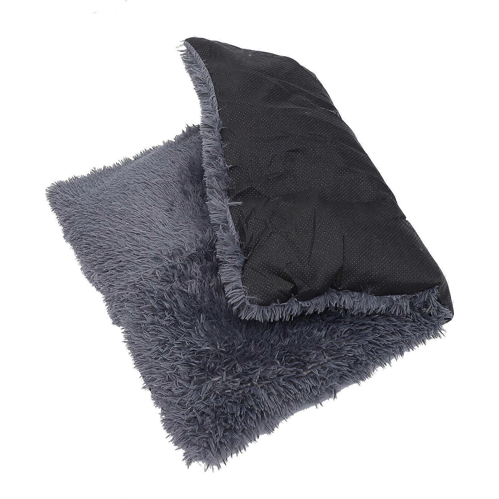 Grey Plush Winter Pet Pad Comfortable Pet Rest Cushion Lightweight and Portable for Pet Use 30.0 x 20.0 x 3.0 Inches