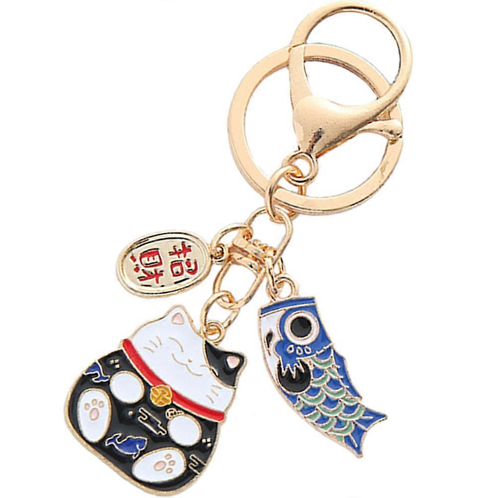 Japanese Style Keychain, Attractive Bag Charm for Festivals, Birthdays, Cat Party Favors, Creative Hanging Decoration