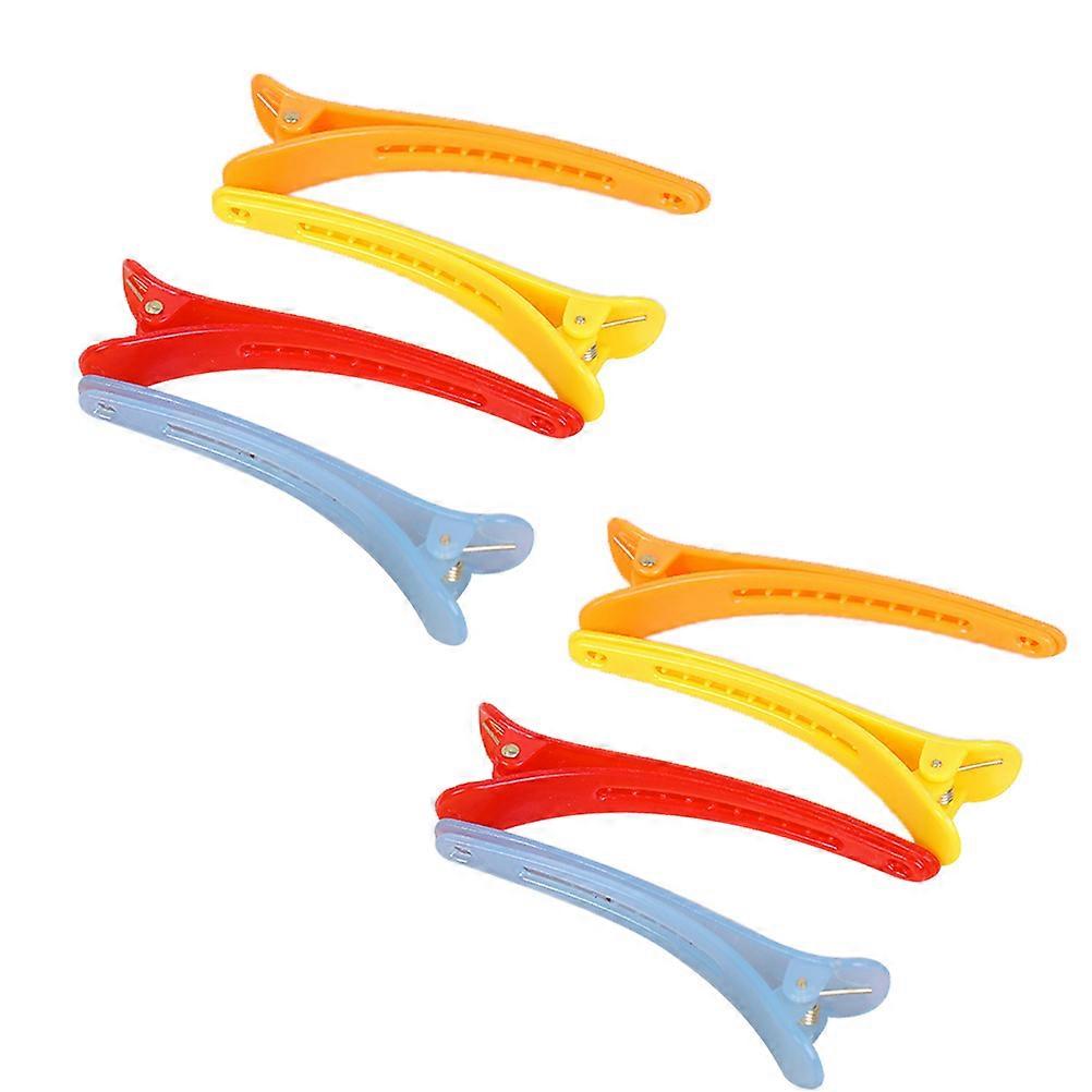 Professional Plastic Duckbill Clips for Hair Styling Lightweight Durable Assorted Color 50pcs