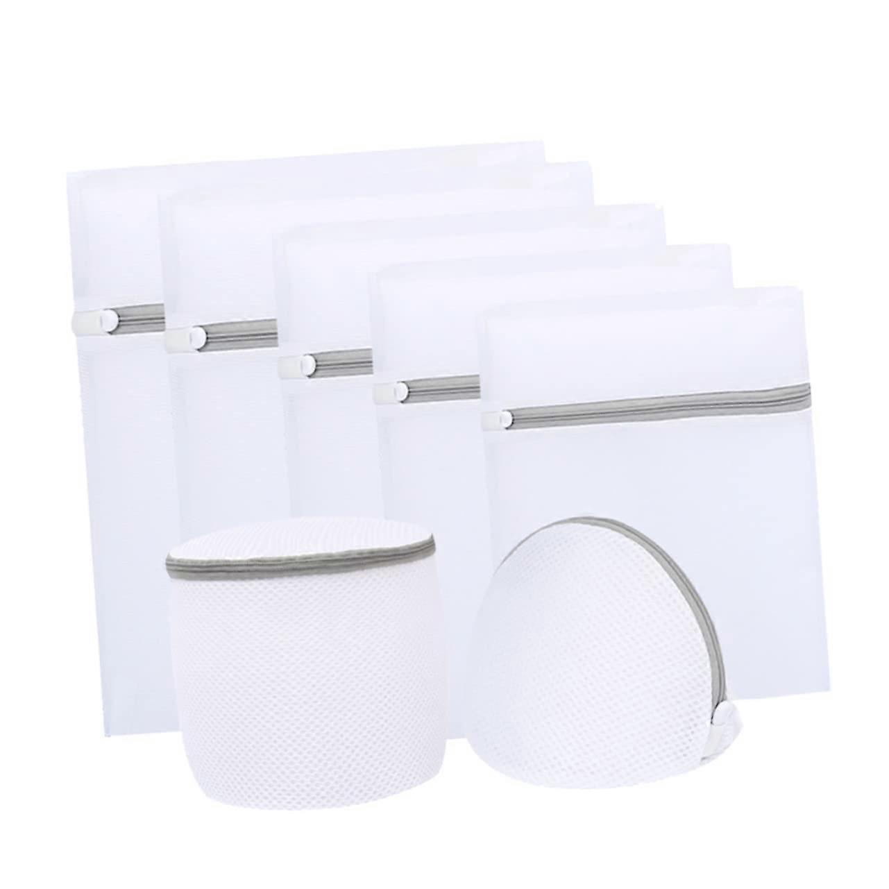 7piece laundry bag set for underwear, polyester mesh bag prevents clothes from tangling