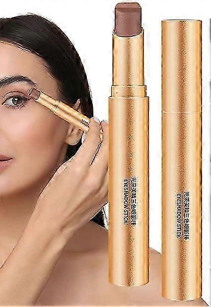 Eyeshadow Stick, Eyeshadow Stick, Waterproof Eyeshadow Pencil, Eyeshadow Sticks, 3 Color Gradient Eyeshadow Sticks, Eyeshadow Sticks