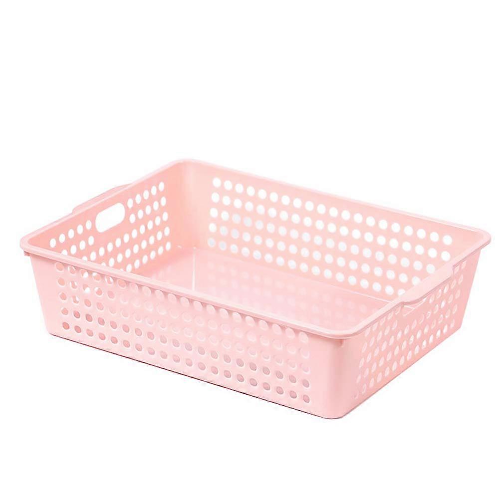 Assorted Color PP Office Storage Basket for File Organization and Home Use 3pcs Set
