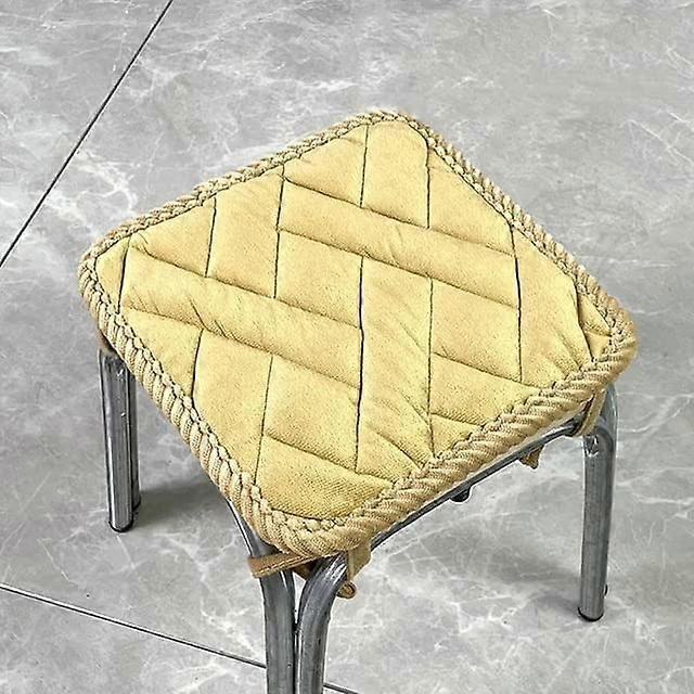 Thick Nursery Small Cushion Kids Chair Mat Short Plush Square Small Bench Cushion Modern Simple NonSlip Cushion Ref: 6057