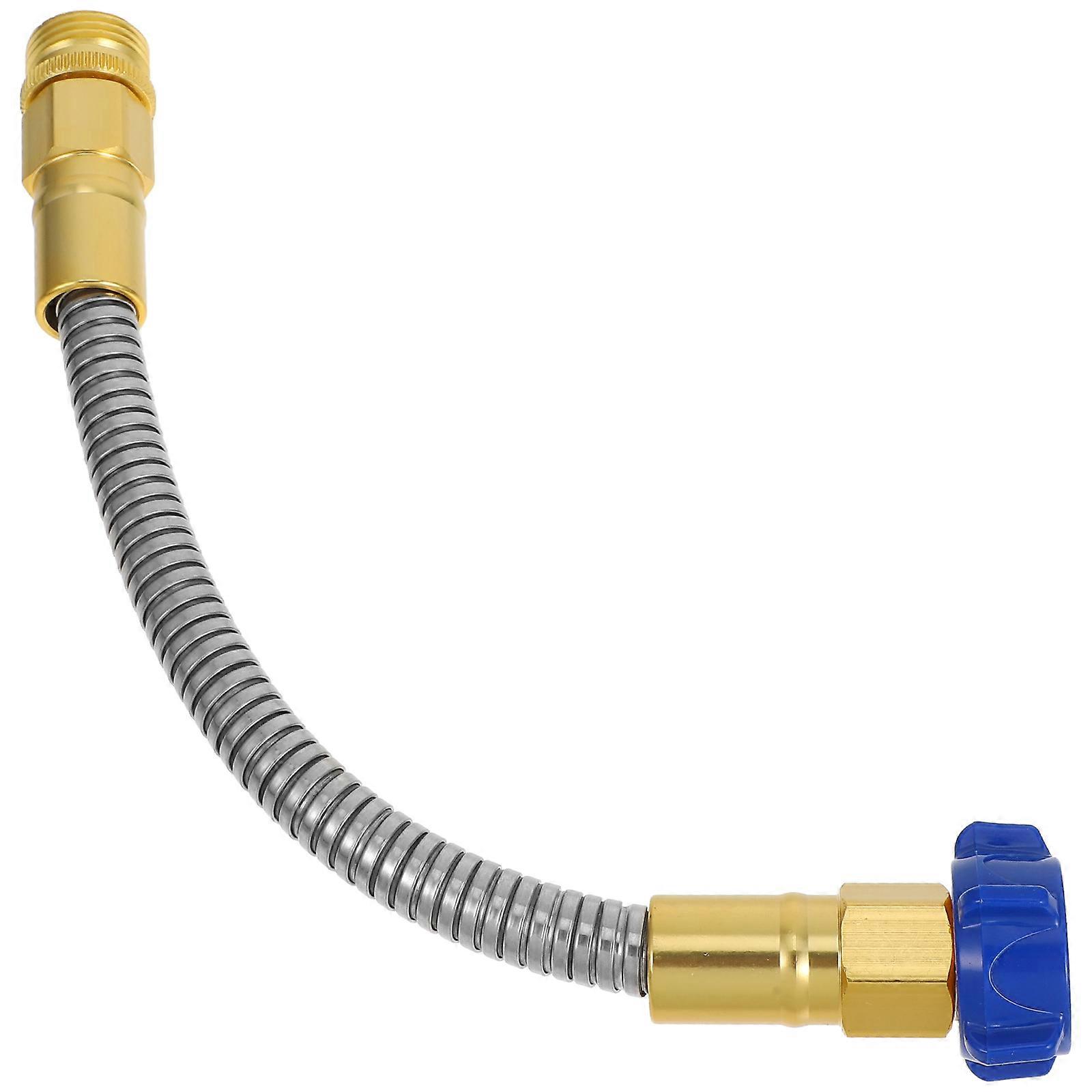 Heavy Duty Flexible Stainless Steel Garden Hose Water Pipe Extension for Car Washing and Outdoor Use 1FT