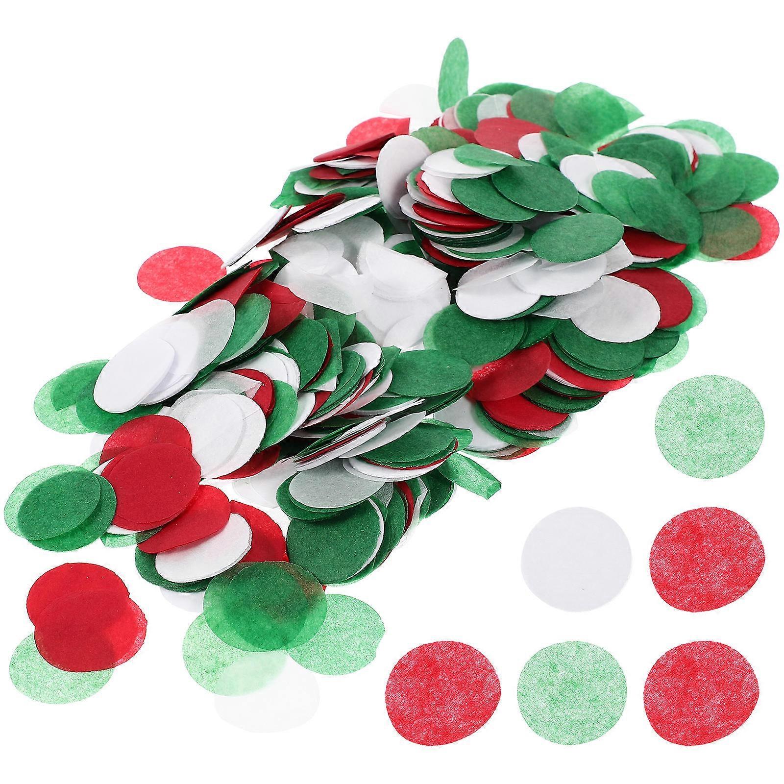 Round Shape Balloon Paddings 2 Bags For Christmas Party Background Paper Assorted Color Decoration 2Pack