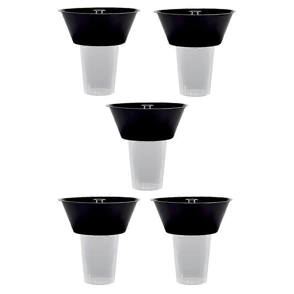 Creative Snack Cups Designed For Party Use With Combined Beverage Cups Providing Easy To Clean Surface In Black