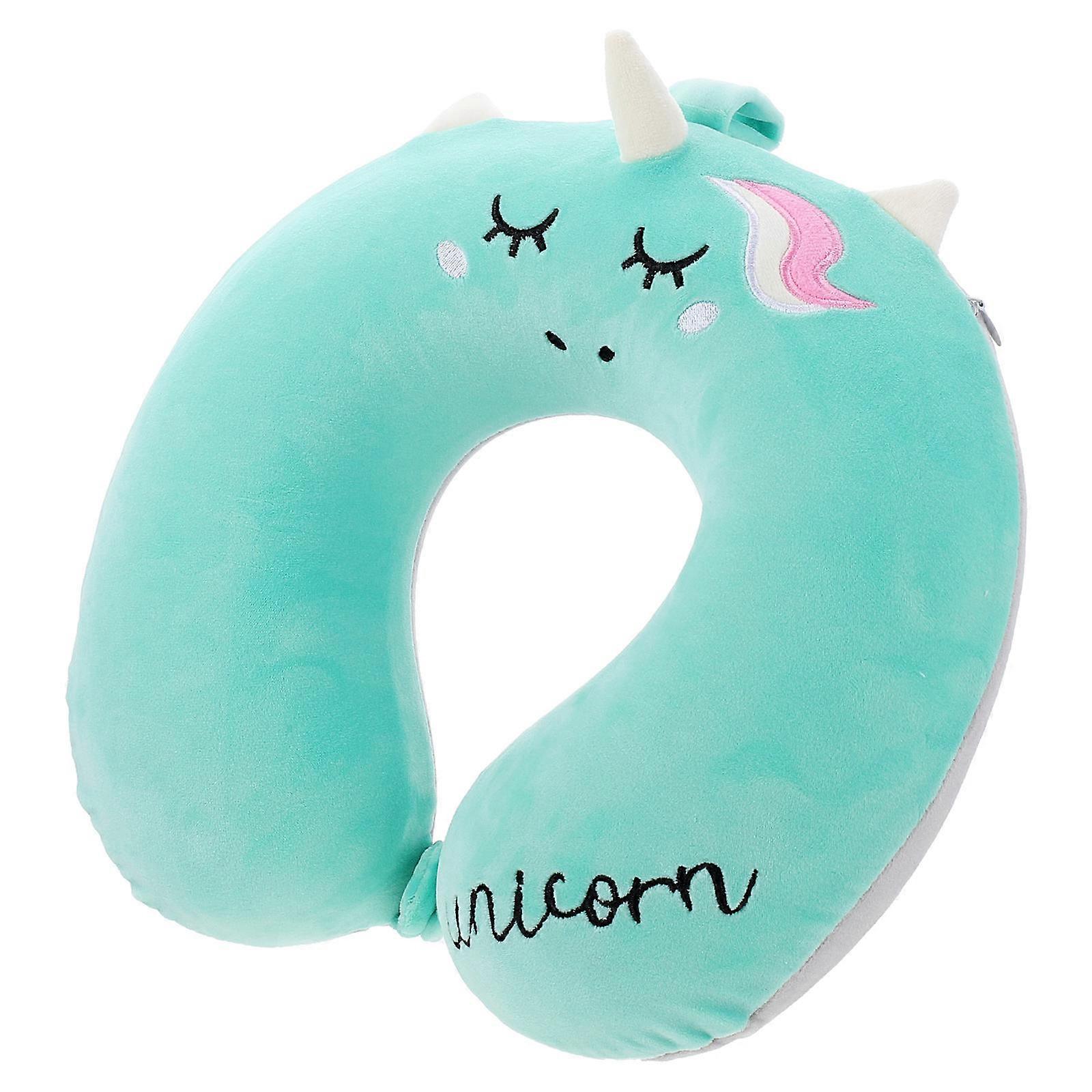 U Shaped Memory Foam Travel Neck Pillow with Buckle for Neck and Cervical Support, Slow Rebound Cushion for Adults – Ideal for Plane, Train, Office