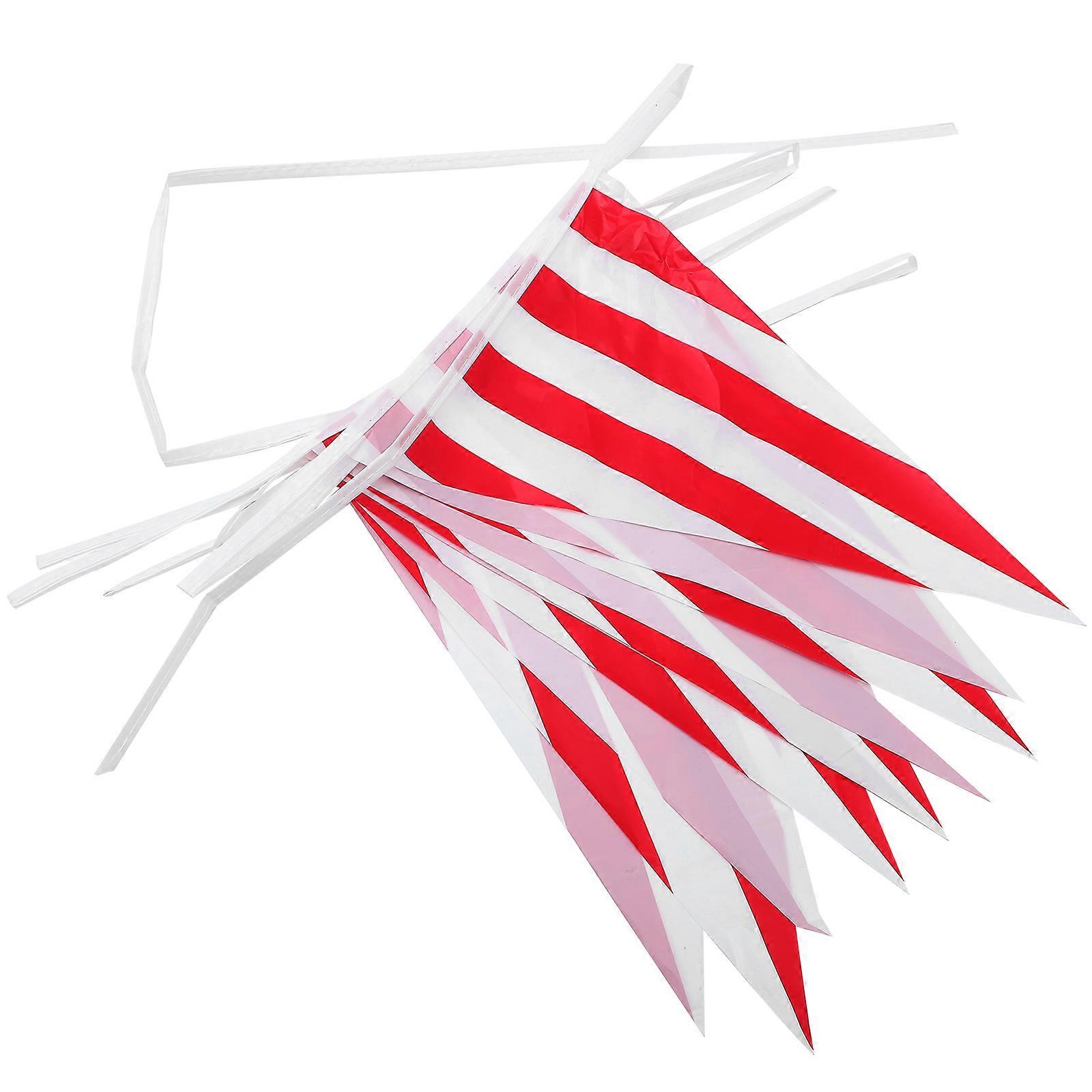 Carnival Circus Bunting Banner with Striped Pennant Flags for Party Decorations at Festivals, Birthdays, Weddings, and Showers