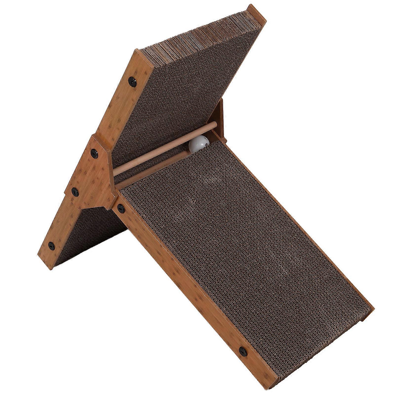 Kitten Scratcher T-Shaped Cat Scratcher Toy Corrugated Paper 53.00X50.00X23.00CM Playing 1Pack