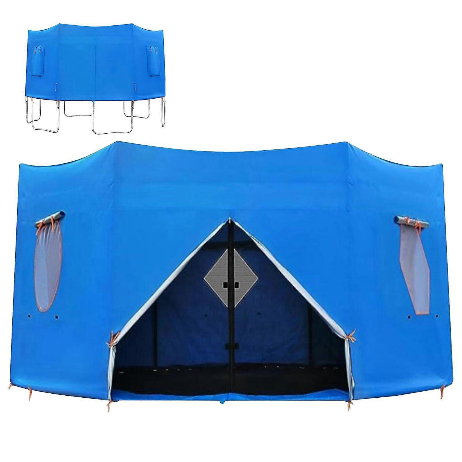 Trampoline Shade Cover Foldable Canopy Breathable Sunshade for Safe Play