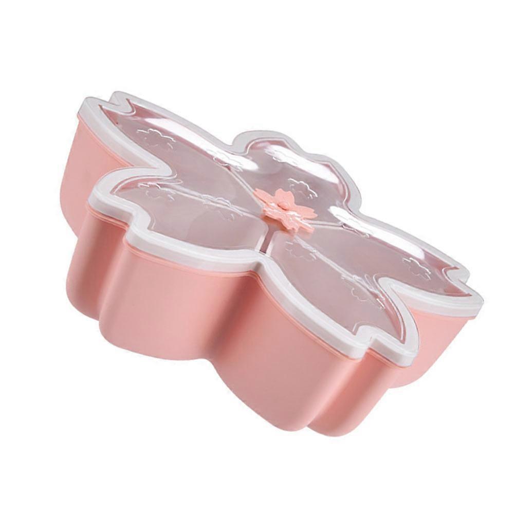 1Pc Pink Decorative Snack Box Fruit Box Food Storage Case