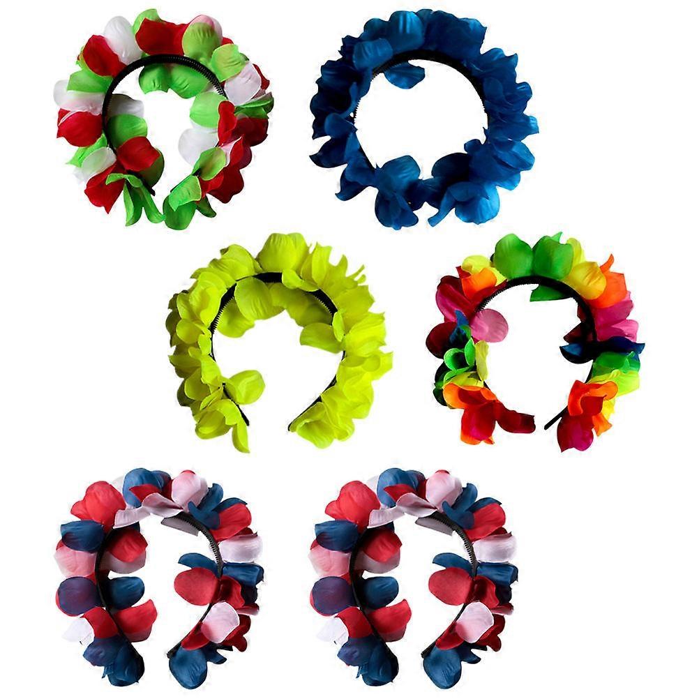Here's a polished and engaging product description for your **Creative Flower Headbands**:
๐บ **6pcs Creative Flower Headbands Perfect for
