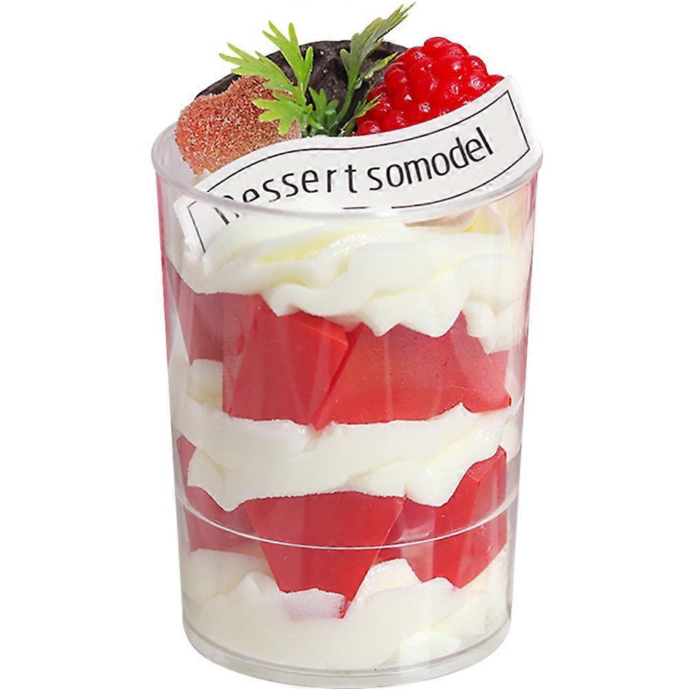 Fake Dessert Cup Model for Shop Display and Photography Prop