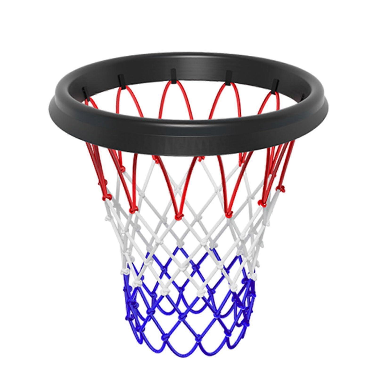 Net Replacement Basketball  Basketball Net Frame Portable Outdoor Basketball Net Heavy Duty Basketball Netting Hoop Black