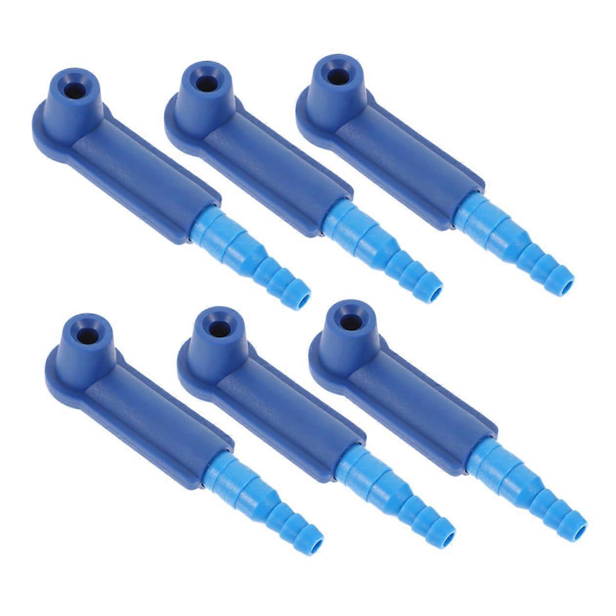 6Piece Brake Fluid Adapter Set Brake Bleeding Tool for Cars and Trucks Lightweight and Portable LeakProof Efficient Brake Fluid Change Tool