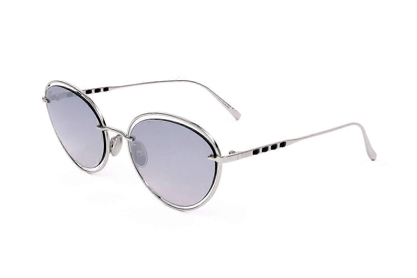 Sunglasses Tod s TO0264 16C SHINY PALLADIUM 57/22/140 WOMAN