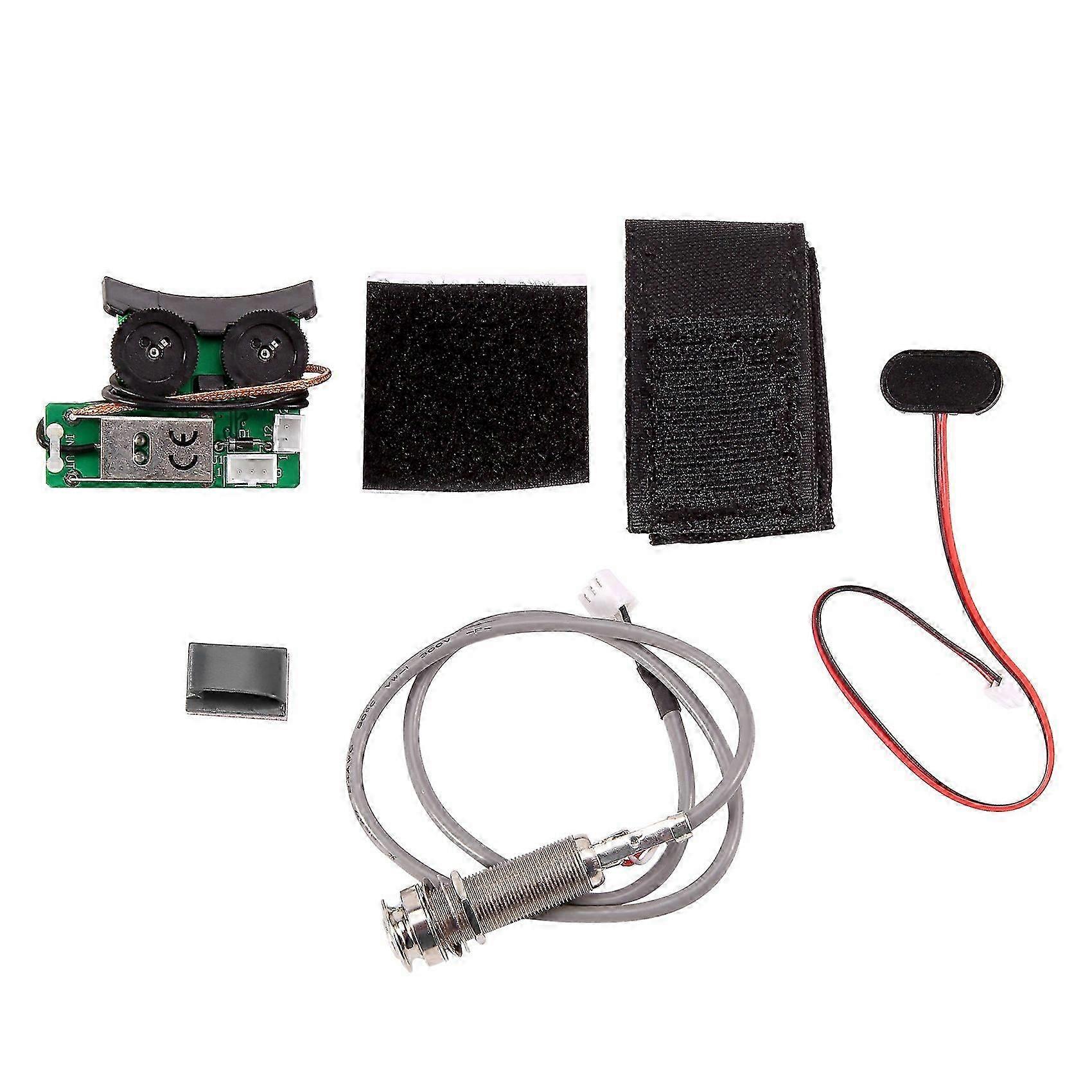 Under Saddle Piezo Pickup Onboard Preamp System for Acoustic Guitar