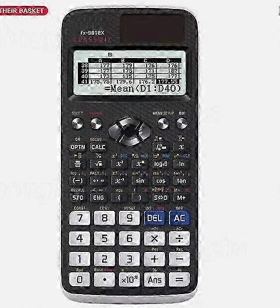 FX-991EX ClassWiz Advanced Engineering Wetenschappelijke Rekenmachine - 552 Functies voor Studenten & Professionals, Hoge-Precisie Gereedschap