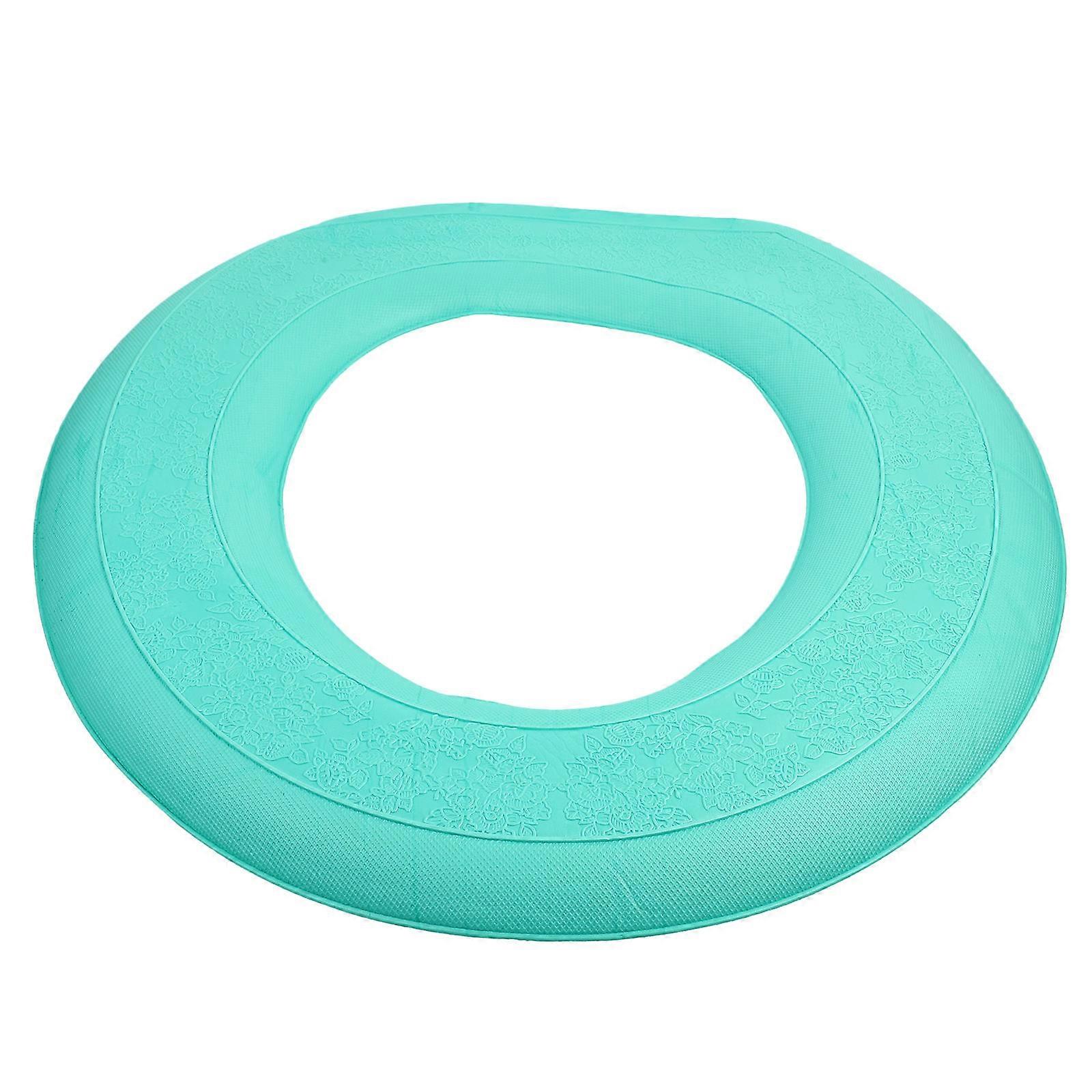 Soothing Color Toilet Seat Cushion Waterproof For Bathroom Use Comfortable 1Set