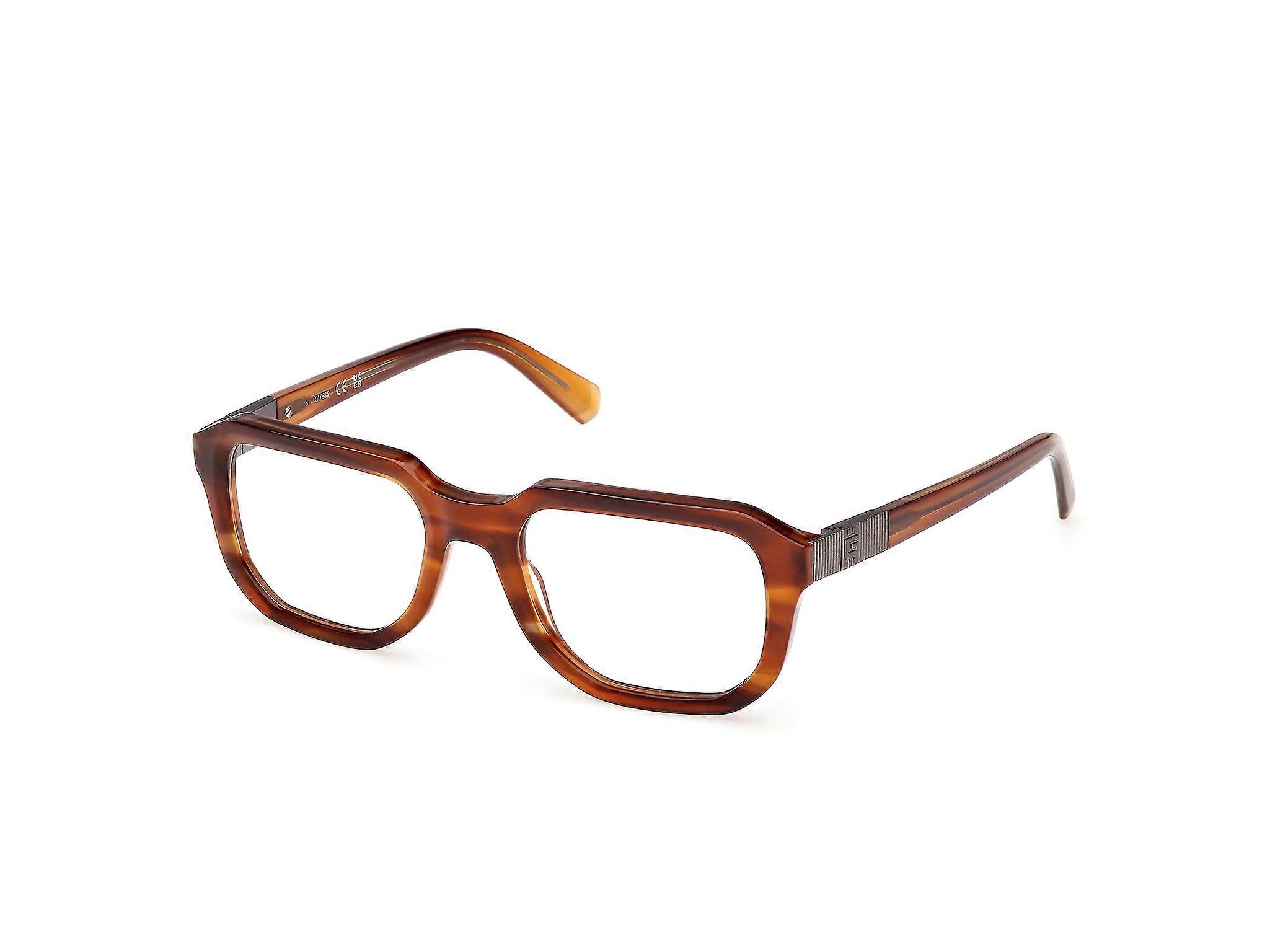 Eyewear Frames Guess GU50332 047 light brown/horn 52/19/140 MAN