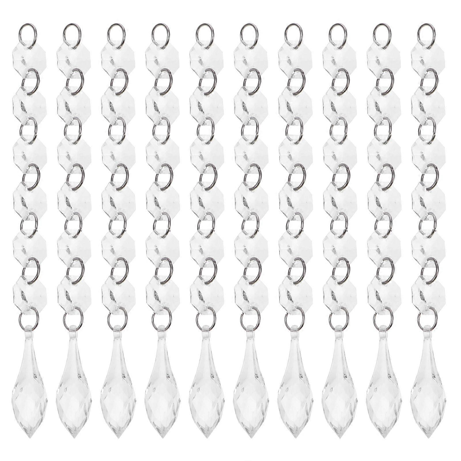 حبات حجر الراين 20 قطعة DIY الحرفية المجوهرات صنع البنود للثريات كبيرة لعيد الشكر 1.2X15CM نمط فريد من نوعه