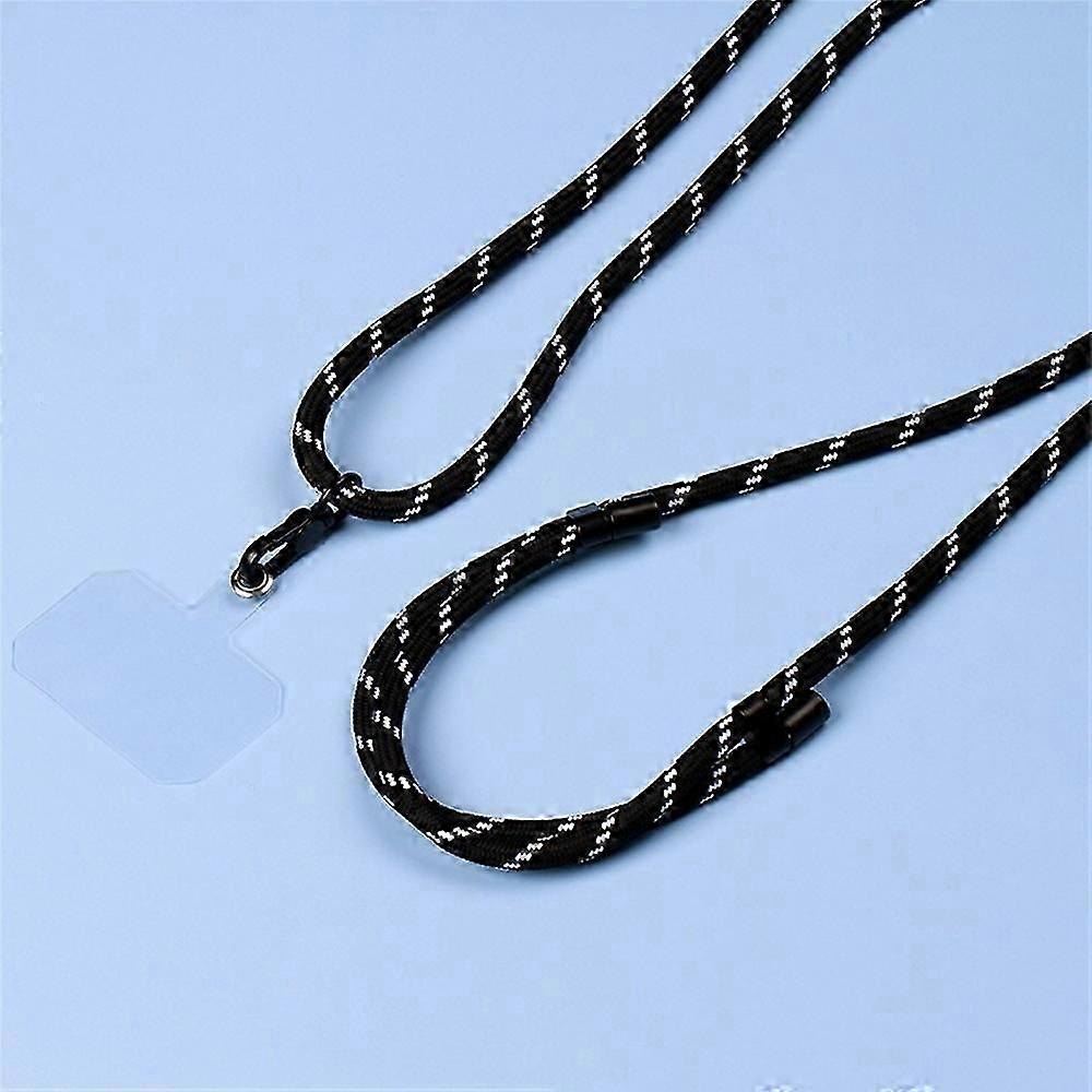 Type B Phone Lanyard Universal Crossbody 6mm Thick Polyester Adjustable Strap with Tether