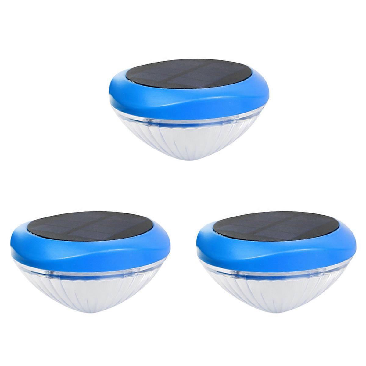 3X Solar Floating Pool LED Lights,Waterproof RGB Color Changing Pool Lights,Pool Accessories for Poo