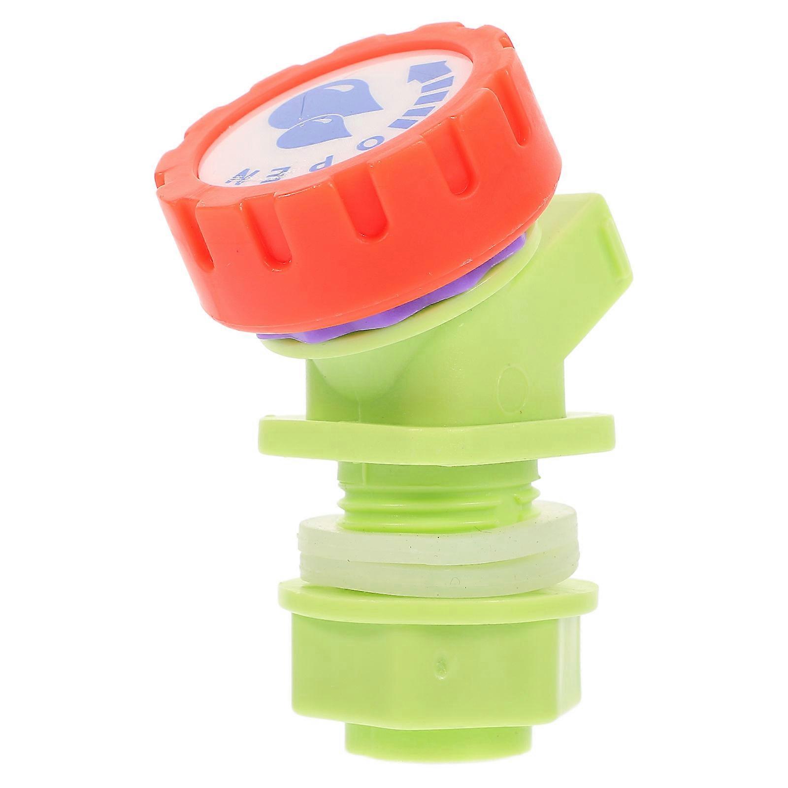 Plastic Water Dispenser Spigot for Beverage Dispensers and Outdoor Coolers Green ABS Material Fits