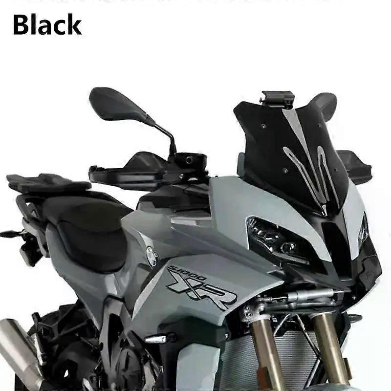 S1000 XR Scheibe für BMW S1000XR S 1000XR 2020 2021 2022 2023 Erhöhung Frontvisier Windschutzscheibe Windschutzscheibe Windabweiser Schwarz