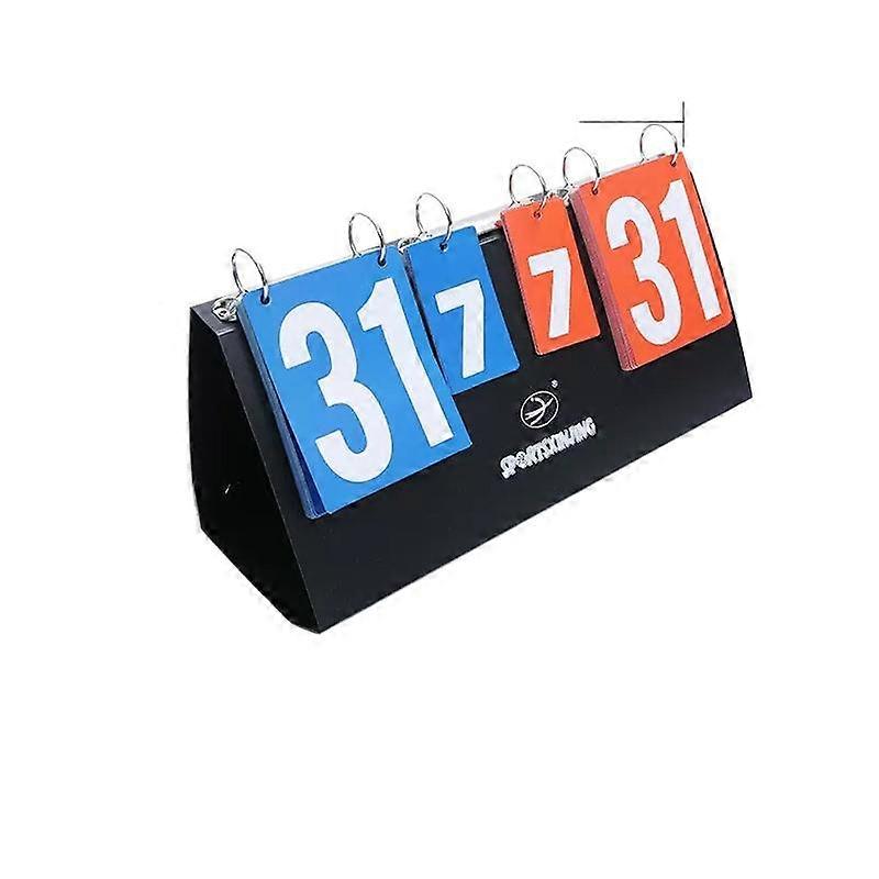 Basketball scoreboard scoring device competition flip score counter table