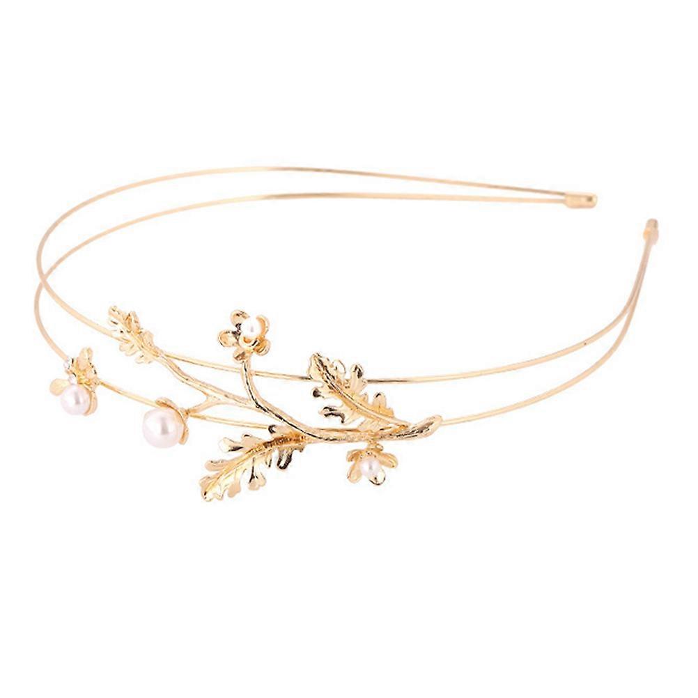 Women Hairhoop Lightweight Comfort Alloy Golden for Decor Use Girls Headdress