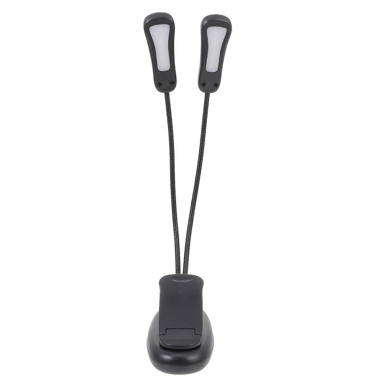 Creative Desk Light 1 Set Practical Folding Design Ideal For Study Lamp Usage Black Durable ABS Material