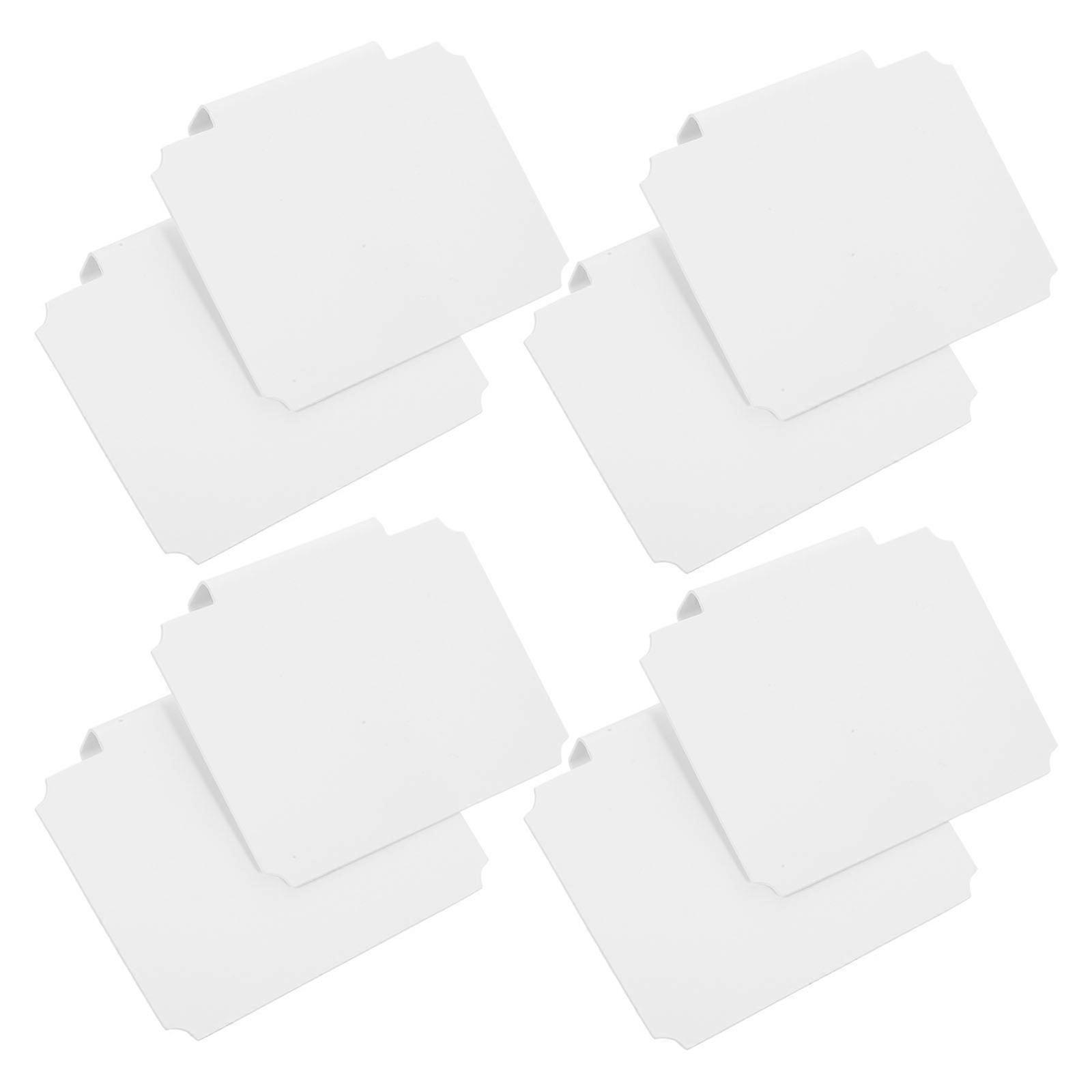 8pcs Removable Basket Labels Clips for Pantry Organization – Chalkboard Storage Tags for Kitchen, Bathroom & Closet Use