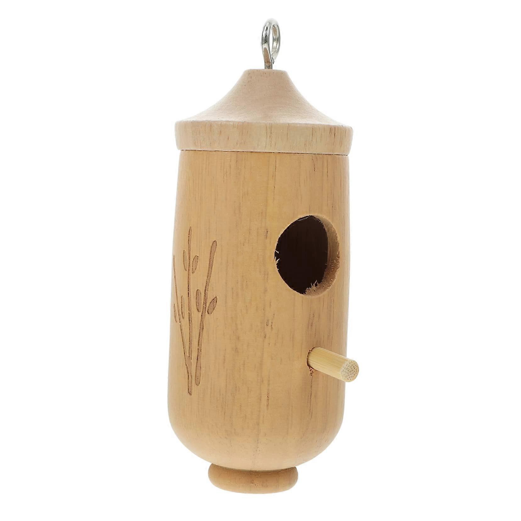 Hanging Hummingbird Nest for Garden and Balcony  Rustic Decoration for Birds, Safe Retreat and Cozy Sleeping Spot, Weatherproof and Durable