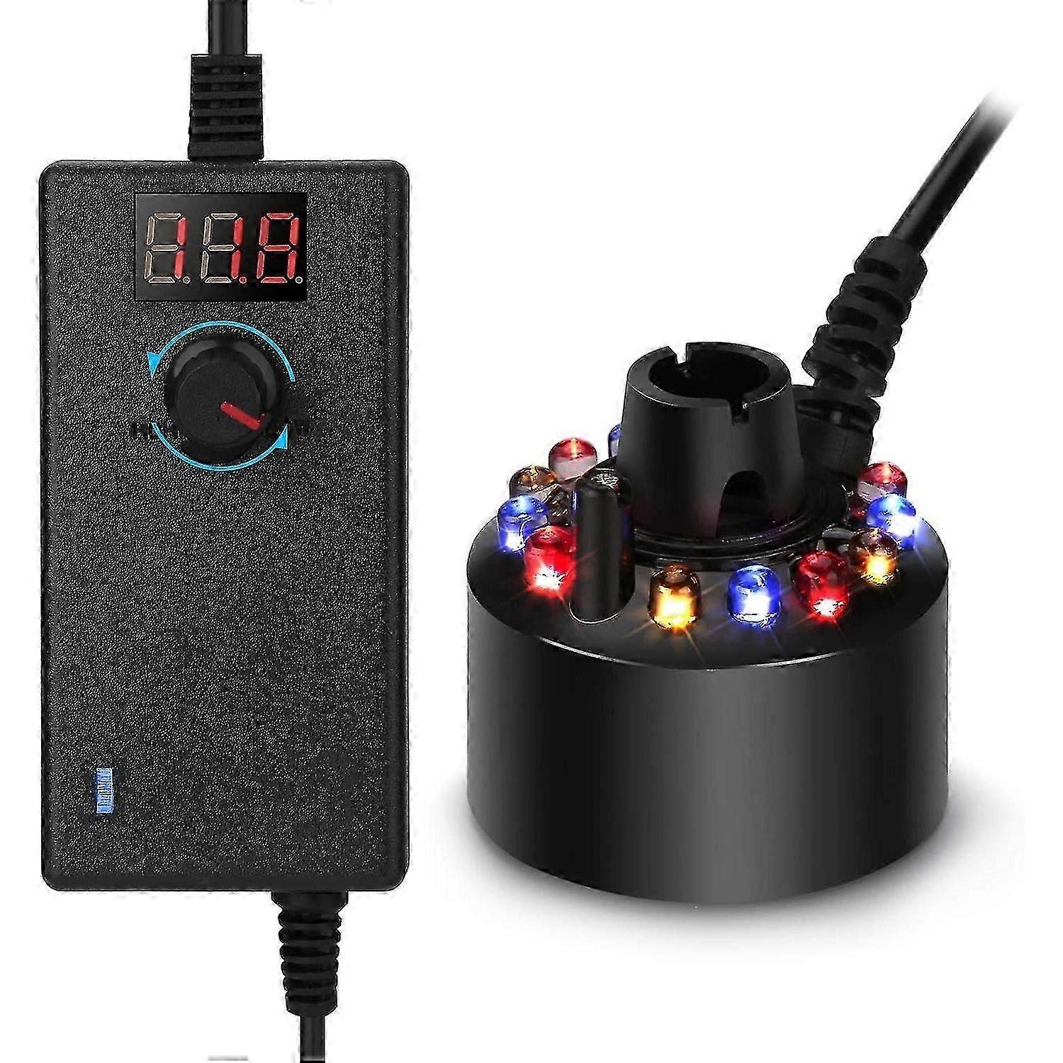 Ultrasonic Fog Machine Atomizer for Indoor Outdoor Use with Remote Control Waterproof Design for Pond Fountain Halloween Decor