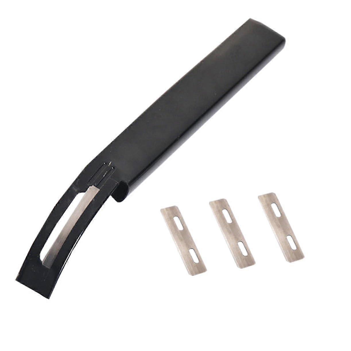 Leather Skiver with Replacement Blades - Durable Tool for Leather Crafting and DIY Projects for Beginners and Craft Enthusiasts
